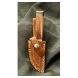 Damascus steel fixed blade knife