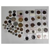 Antique and vintage foreign coins, world coins