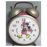 Vintage Disney Mickey Mouse alarm clock