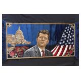 Vintage John F. Kennedy tapestry