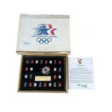 Framed 1984 Olympic collector