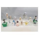 Group of vintage perfume bottles