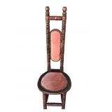 Vintage Mexican-style prayer chair