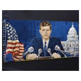 Vintage John F. Kennedy tapestry
