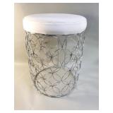 Vintage Hollywood Regency style stool