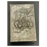 Vintage silver plate cigarette case