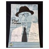 Floyd Norman signed poster on board