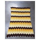 Vintage hand made afghan blanket