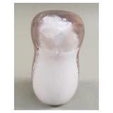 Vintage Wedgwood art glass owl figurine