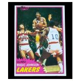 1981 Topps Magic Johnson card