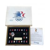 Framed 1984 Olympic collector