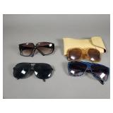 4 pairs of vintage designer sunglasses