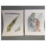 Embossed sealed Dali lithographs in sleeve