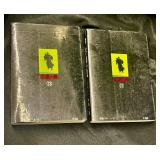 Pair of vintage Japanese thick action comic books