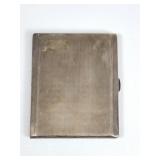 Antique English sterling silver cigarette case