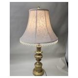 Stiffel Hollywood Regency style brass table lamp