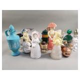 Group of vintage perfume bottles