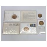 Pair of 1969 "First Man on the Moon"