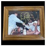 Framed Derek Fisher signed 8 x 10 photo