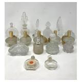 Group of vintage perfume bottles