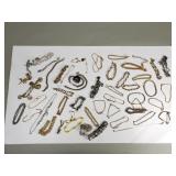 Costume jewelry some vintage- bracelets, ring,