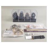 Group of D-watch quartz wristwatches and bands
