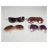 4 pairs of vintage designer sunglasses