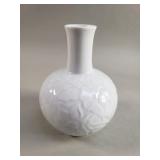 White porcelain vase
