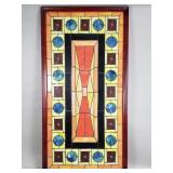 Stained glass window panel