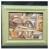 Framed and signed oil on canvas painting
