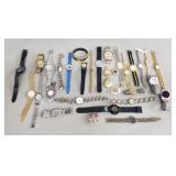 Group of men's and women's quartz wristwatches