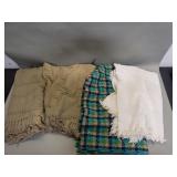 Four vintage throw blankets, Pendleton