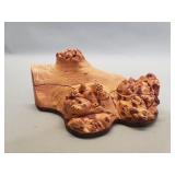 Maple burl and walnut trinket box