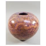 Jon Price signed crystalline glazed ceramic vase
