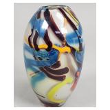 Signed hand blown glass