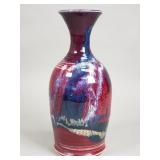 Roman Hubbell signed pottery vase