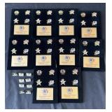 Lot of 1984 Olympic collector pins