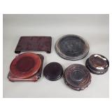 Group of vintage Asian stands