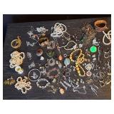 Costume jewelry collection some vintage pieces