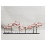 Vintage brutalist style fish sculpture