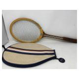 Vintage Spalding 'La Vitesseï¿½ wood tennis racket