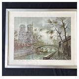 Framed Maurice Legendre print
