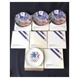 Lot of 1984 Olympic collector plates
