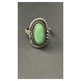 Old pawn sterling turquoise ring