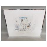 Signed and numbered #15/100 Steinberg print