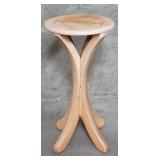 Modern blonde mahogany side table