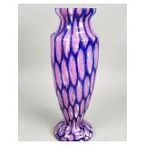 Hand blown glass vase