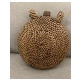 Circa 1860ï¿½s wood canteen /Paiute weaved cover