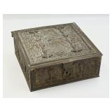 Antique Gilt Bronze Jewelry Casket