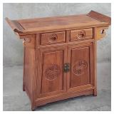 Chinese rosewood altar cabinet